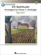 25 Spirituals Arranged by Harry T. Burleigh Vocal Solo & Collections sheet music cover